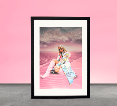 Iconic "Everytime We Touch" Poster with Klara Hammarström in a Dreamy Landscape